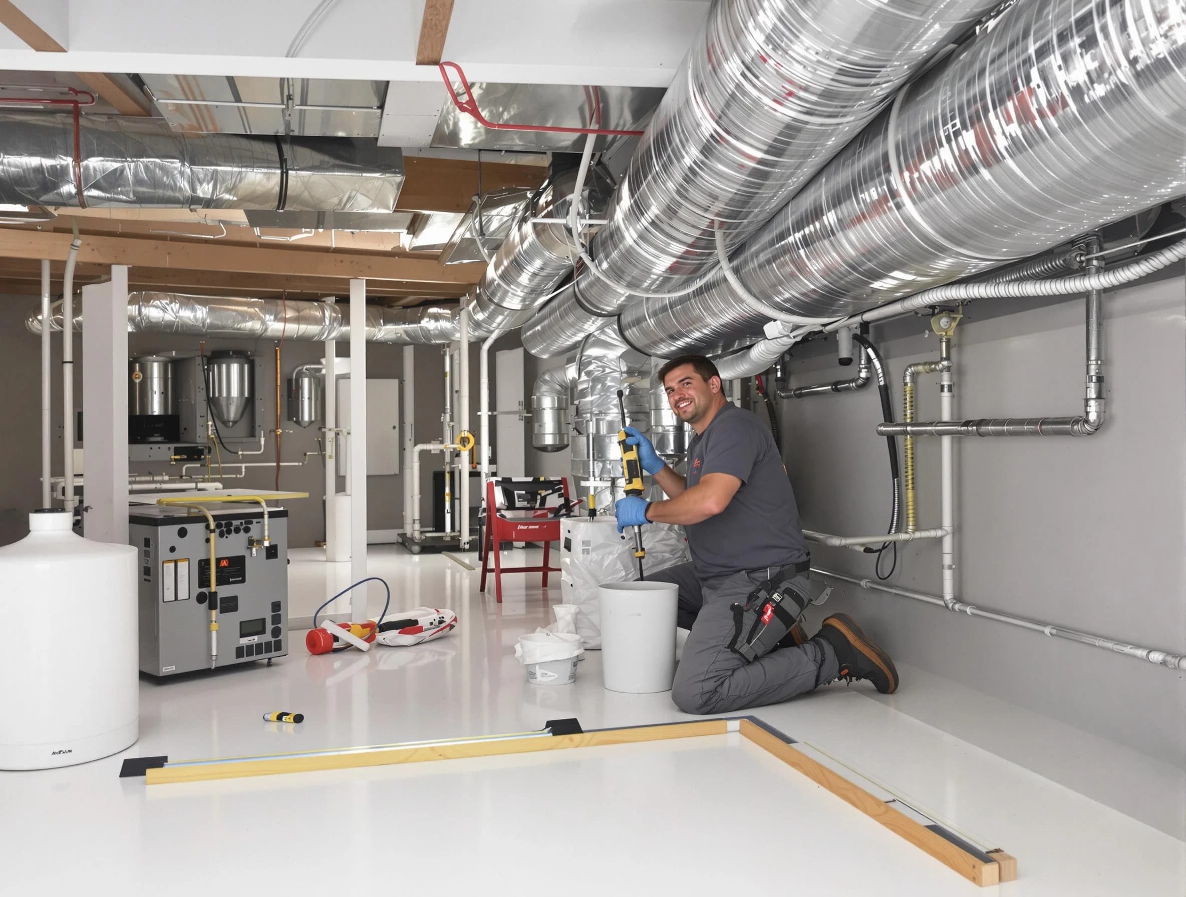 Professional duct sealing service by Corona Air Duct Cleaning in Corona